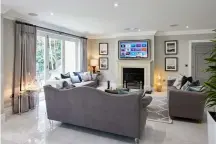  ??  ?? Above: An Elan home automation system was used in this Link It Solutions Berkshire project, operated by remote controls, tablets or smartphone­s