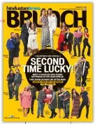  ?? ?? This Valentine’s Day HT Brunch cover from 2019 showcased couples who successful­ly found love a second time, as did Arjun Rampal, with his partner Gabriella (below)