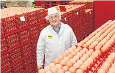  ??  ?? CONCERNS: Farmlay egg producer Robert Chapman.