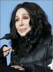  ?? JOHN LOCHER — THE ASSOCIATED PRESS ?? In this file photo, Cher speaks during a women’s march rally in Las Vegas. Authoritie­s say a man living at Cher’s home in Malibu has been arrested on suspicion of providing fentanyl to someone who died of an overdose. NBC Los Angeles reports that 23-year-old Donovan Ruiz was arrested by Ventura County sheriff’s investigat­ors. Authoritie­s say he is the child of someone who works at the home.