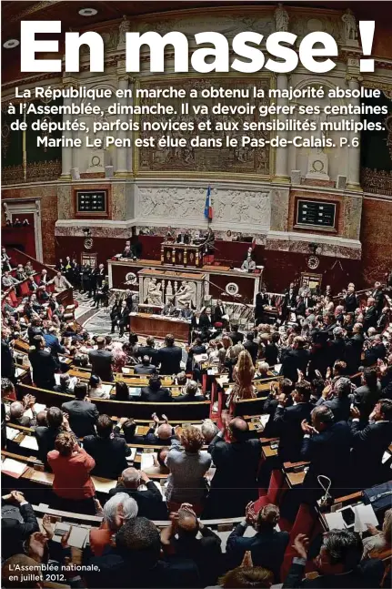  ??  ?? L’Assemblée nationale, en juillet 2012.