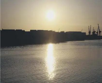  ?? ?? The banks of the Clyde are now home to cutting-edge research rather than heavy industry