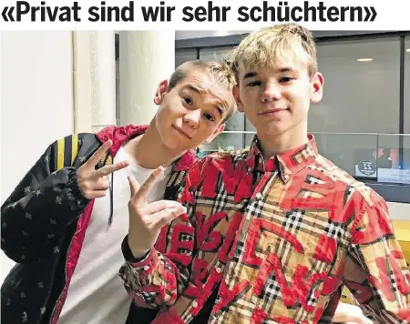  ?? 20M ?? Die Zwillinge Marcus und Martinus zählen über 1,5 Millionen Instagram-Fans und mehr als 2,3 Millionen Abonnenten auf Youtube.