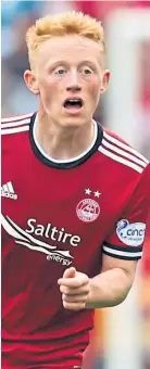  ??  ?? NEW BOYS: The Aberdeen line-up has recently been bolstered by, from left, Austin Samuels, Matty Longstaff, Marley Watkins and David Bates.