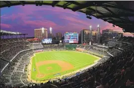  ?? John Amis Associated Press ?? TRUIST PARK, formerly Sun Trust Park, will not host the All-Star game after Rob Manfred’s bold decision to take a stand on Georgia’s restrictiv­e voting laws.