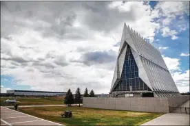  ?? DREAMSTIME ?? The Air Force Academy is investigat­ing racial slurs found at the academy’s preparator­y school. Shown is the campus’s chapel.