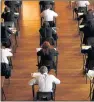  ??  ?? HIGH STRESS: SQA introduced a raft of new exams as part of CfE.