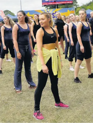  ??  ?? A performanc­e from the Italia Conti Academy of Theatre Arts on the main stage at GoFest 2015