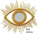  ??  ?? eye mirror, £18