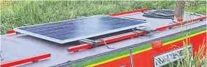  ?? ?? The solar array on each of the Wattlab hatch covers is 78 times larger than the single 370W PV panel on nb Karenza.