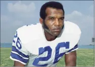  ?? Associated Press file photo ?? Hall of Fame cornerback Herb Adderley has died. He was 81. His death was confirmed Friday on Twitter by nephew Nasir Adderley, a safety for the Los Angeles Chargers. Adderley played on six NFL title teams over a 12-year career with Green Bay and Dallas.