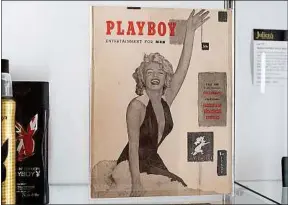  ??  ?? Le premier numéro de Playboy, avec Marilyn Monroe en couverture, en 1953.