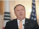  ?? ALEX BRANDON/AP ?? Secretary of State Mike Pompeo says North Korean leader Kim Jong Un is “able to deal with complexity when the conversati­on requires it.”