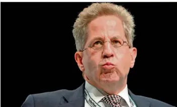  ?? FOTO: MARTIN SCHUTT/DPA ?? Hans-Georg Maaßen, Chef der Werte-Union, treibt die Gründung einer neuen Partei voran.