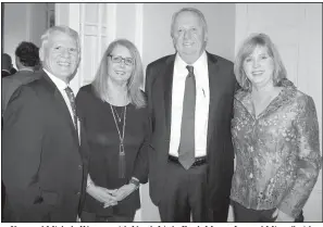  ??  ?? Ken and Michele Wasson with North Little Rock Mayor Joe and Missy Smith