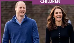  ??  ?? WILL &amp; KATE’S CHILDREN