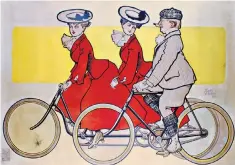  ??  ?? Four wheels good: an engraving by the French illustrato­r René Vincent (1905)