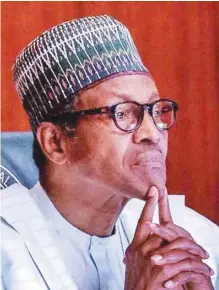  ??  ?? Buhari