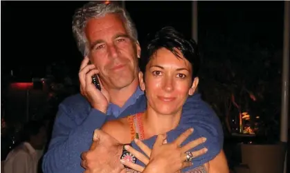  ?? Photograph: US Department of Justice/PA ?? Ghislaine Maxwell with Jeffrey Epstein: ‘Her lifestyle was breathtaki­ng; flitting on private planes between Epstein’s townhouse, the biggest private home in New York, and his fabulous Caribbean island.’