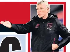  ??  ?? BOSSING IT: Moyes has turned West Ham into top-four contenders