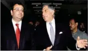  ?? ?? Cyrus Mistry with Ratan Tata