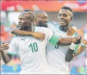  ?? AP PHOTO ?? Senegal's main man Sadio Mane (left) has struck only one goal so far in the World Cup.