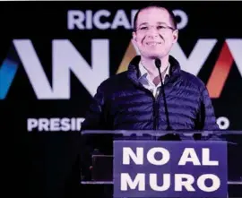  ??  ?? CAMPAÑA. Ricardo Anaya realizó una gira ayer por Tijuana, Baja California.