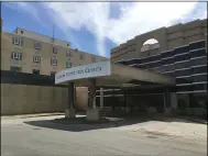  ?? RICHARD PAYERCHIN — THE MORNING JOURNAL ?? Lorain Mayor Jack Bradley released a joint statement with St. Joseph Community Center owner A7Developm­ent May 18 announcing the company’s intention to begin demolition of the former hospital.