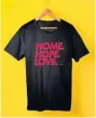  ??  ?? TED BAKER has launched a range of T-shirts and homewares to allow you to pull off a stylish act of kindness. Not only does this Home, Hope,
Love