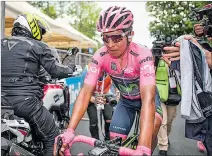  ?? ALESSANDRO DI MEO / EFE ?? Protagonis­ta. El colombiano Nairo Quintana mantiene el favoritism­o para hoy.