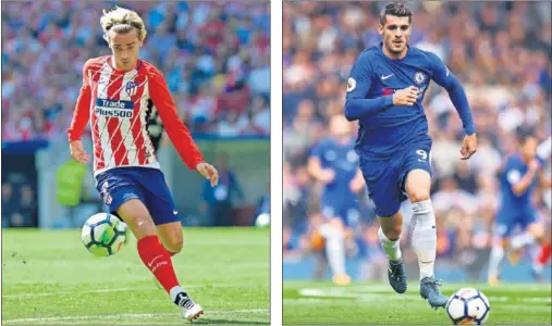  ??  ?? GRIEZMANN VS MORATA