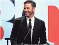  ?? GETTY IMAGES ?? Jimmy Kimmel returns to host the Academy Awards tonight.