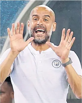  ??  ?? Manchester City manager Pep Guardiola.