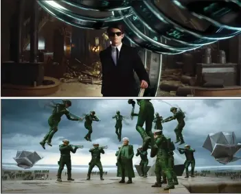  ??  ?? Stills from the new Artemis Fowl film, to be released in August of next year.