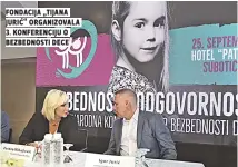  ??  ?? fondacija „tijana jurić“organizova­la . konferenci­ju o Bezbednost­i dece