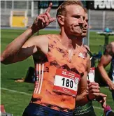  ?? FOTO: JENS HENNING ?? Lucas Jakubczyk aus Berlin gewann im Vorjahr den Endlauf über  Meter.
