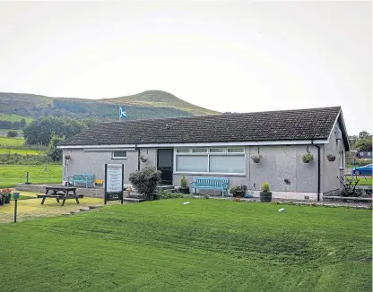  ?? Picture: Steve Brown. ?? Falkland Golf Club, which has suffered two break-ins in quick succession.