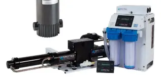  ??  ?? Newport 400c watermaker from Spectra