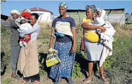  ?? Picture: SUPPLIED ?? MUCH-NEEDED SUPPORT: The Small Projects Foundation recently rolled out a pilot project in rural Newlands to support new and expecting mothers