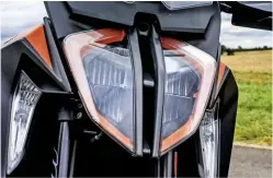  ??  ?? 2019 Current model keeps the LED cornering lights but adopts the brighter and lower-energy system for the split headlight