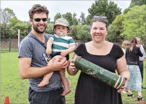  ??  ?? Phillip, Nicholas and Jessica Sweeney