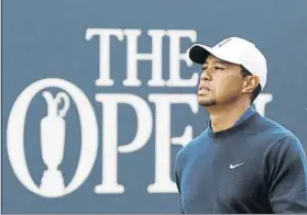  ?? FOTO: GETTY ?? Tiger Woods, ausente en las ediciones de 2016 y 2017, jugar el Open Británico’18