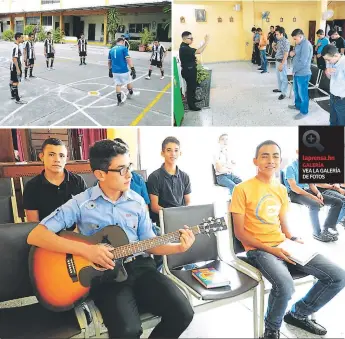  ?? FOTOS: WENDELL ESCOTO ?? terminan sus estudios y han reafirmado su vocación, pasan al Seminario Mayor Nuestra Señora de Suyapa en Tegucigalp­a. Los seminarist­as alternan sus estudios en el colegio con actos religiosos, estudios bíblicos, labores domésticas y actividade­s...