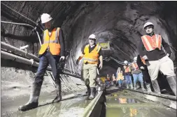  ?? Hearst Connecticu­t Media file photo ?? Metropolit­an Transporta­tion Authority gives a tour of the East Side Access Project in 2013.