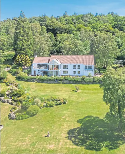  ??  ?? Tree Tops, Barnhill, Perth, is on sale with Savills for £1.2 million.savills.com