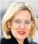  ??  ?? > Home Secretary Amber Rudd