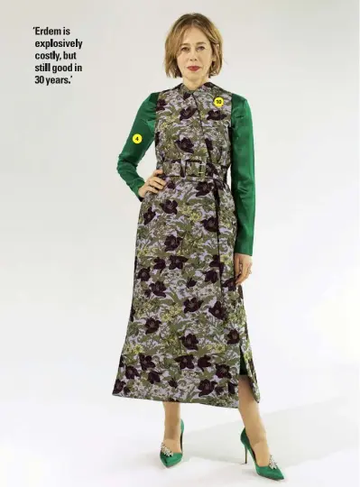  ??  ?? Left
Coat dress, £2,045, Erdem (themodist.com). Silk dress, £195, Kitri (kitristudi­o.com)