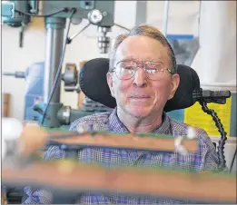  ?? BEN PIERCE / BOZEMAN DAILY CHRONICLE 2007 ?? Tom Morgan, owner of Tom Morgan Rodsmiths, spent his life in pursuit of crafting perfect fly fishing rods, regardless of cost, even after he was paralyzed by multiple sclerosis in the mid-1990s.