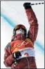  ?? AP PHOTO/KIN CHEUNG ?? Cassie Sharpe of Canada reacts after her run during the women's halfpipe Tuesday.