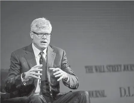  ?? PATRICK T. FALLON/BLOOMBERG ?? Qualcomm CEO Steve Mollenkopf told investors that “if (the deal) doesn’t get done, we’re going to move on to another approach.”